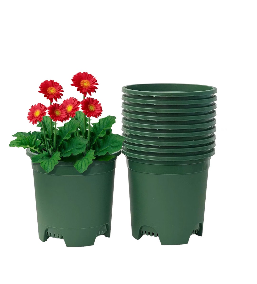 2 Gallon Nursery Pot Plastic 10pack Planter Pots Pot Liners for