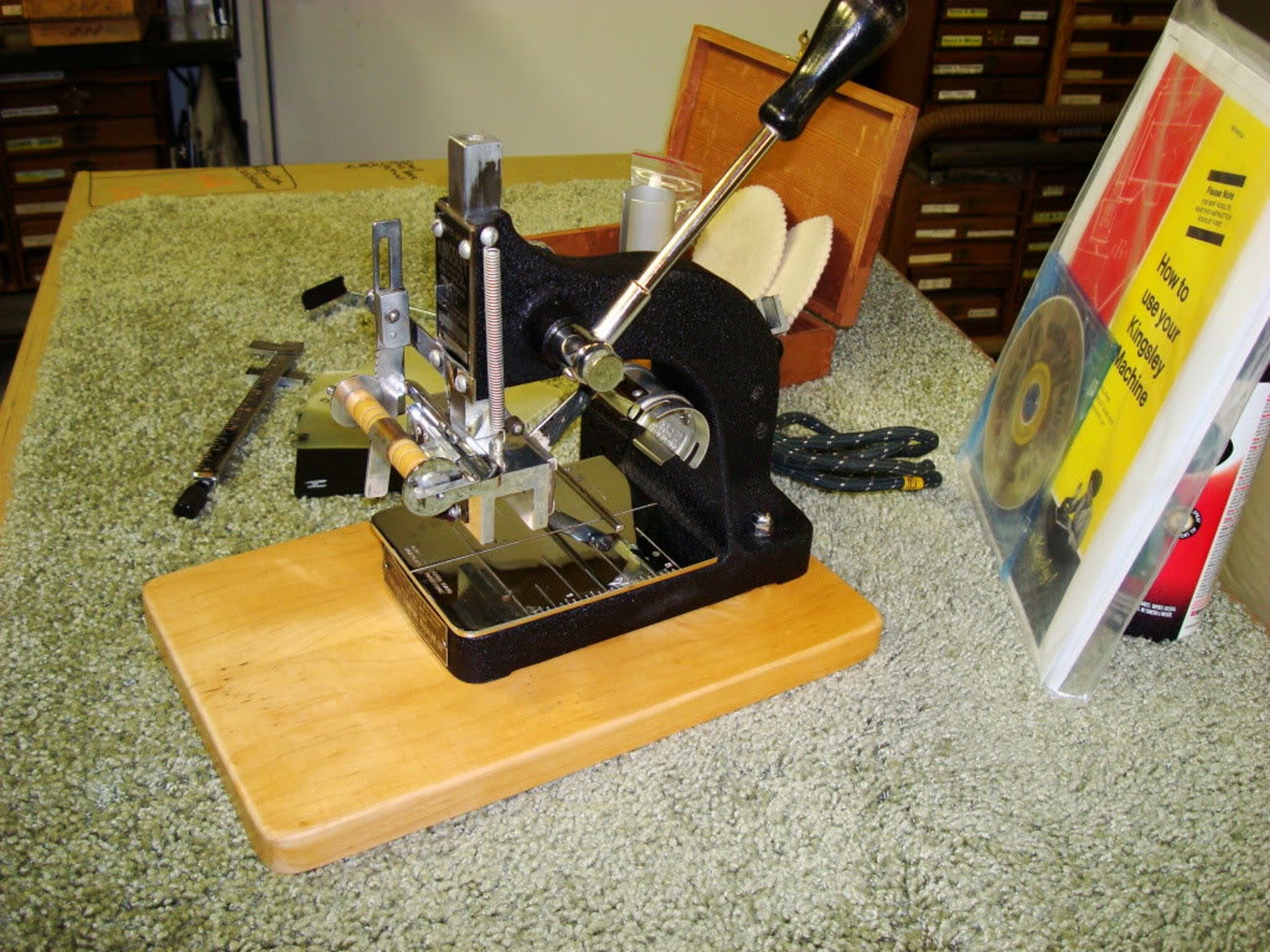 Kingsley Hot Stamping Machine model M50 2line refurbished Etsy