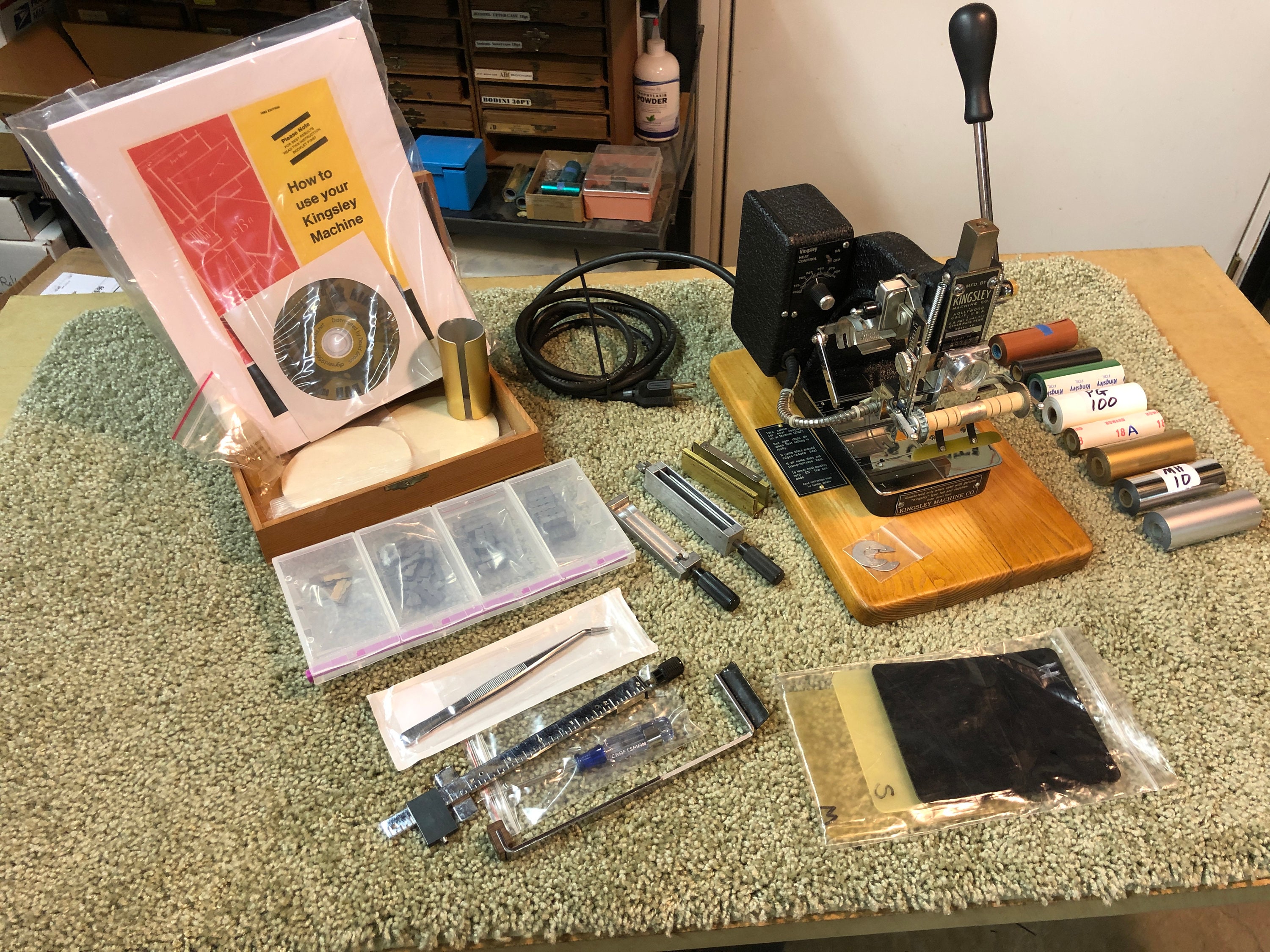 Kingsley Stamping Machine for sale 77 ads for used Kingsley Stamping