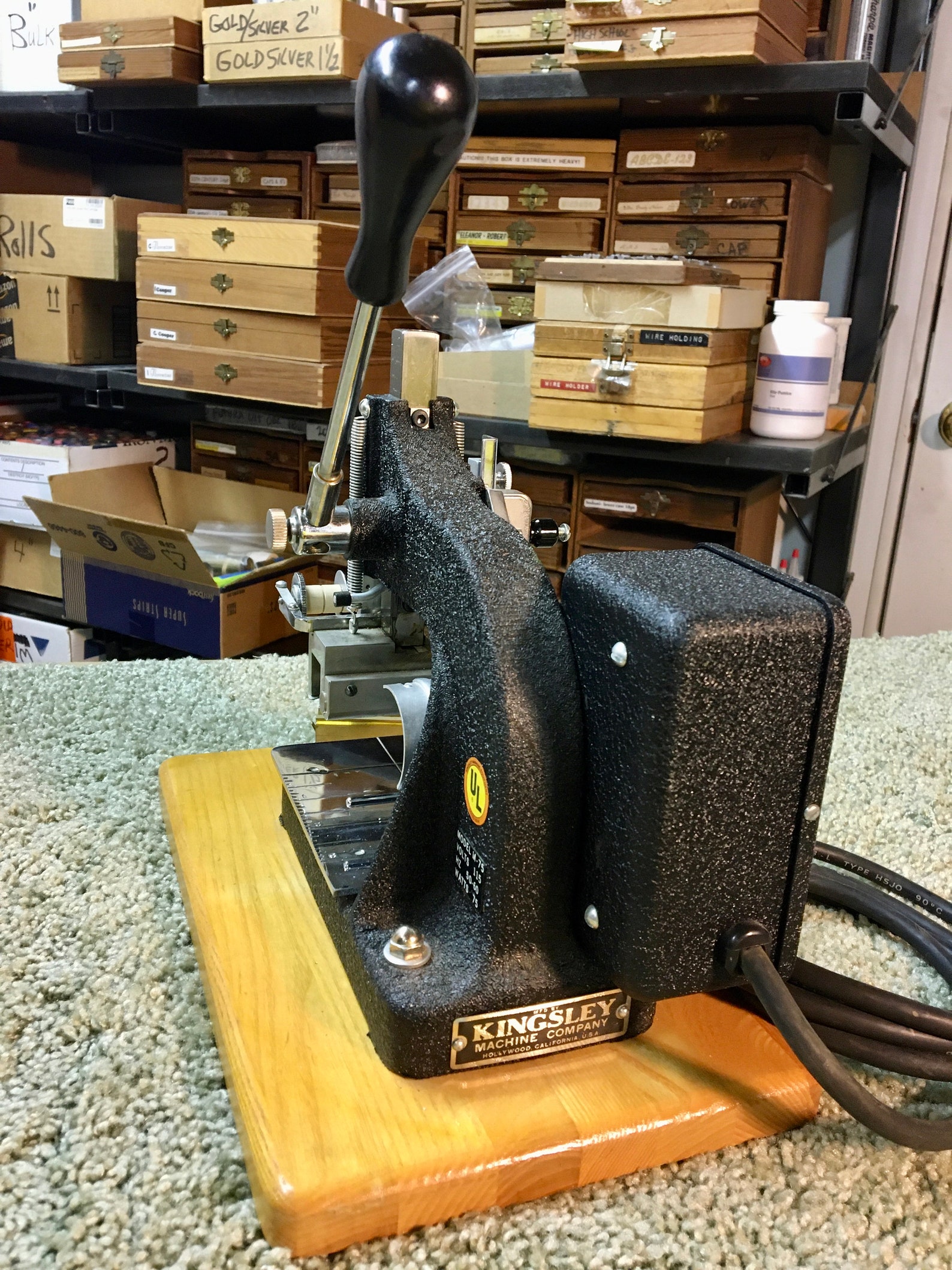 Kingsley Hot Stamping Machine modèle M75 Solid State Etsy