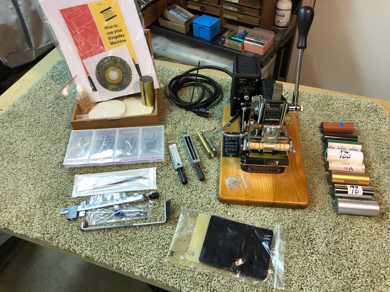Kingsley Hot Stamping Machine complete Kit Model M75 Solid Etsy