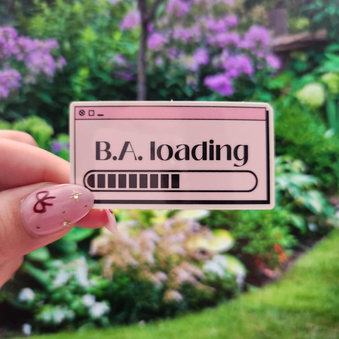 N. Loading Sticker B.A. Loading Sticker - Etsy