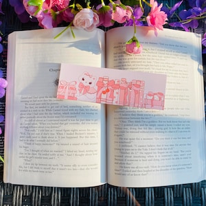 Pink Kitty Coquette Bookmark