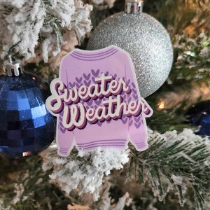Sweater Weather Sticker