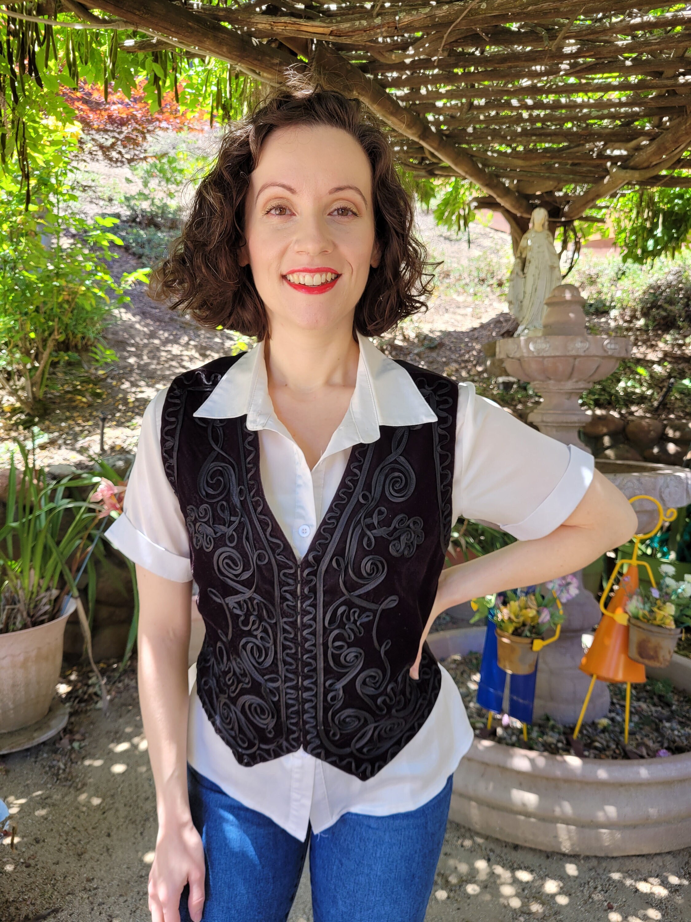 【一部予約販売中】 NINA ビンテージベスト vest K】Vintage トップス