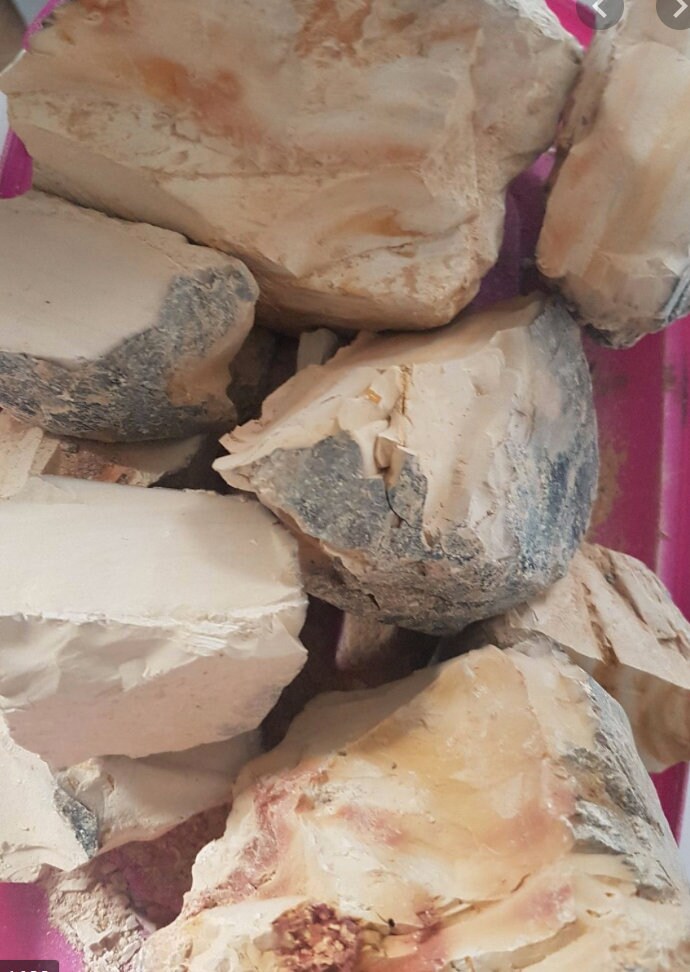 Kaolin / Edible clay / Kalaba / Marble Chalk / Calabash chalk Etsy