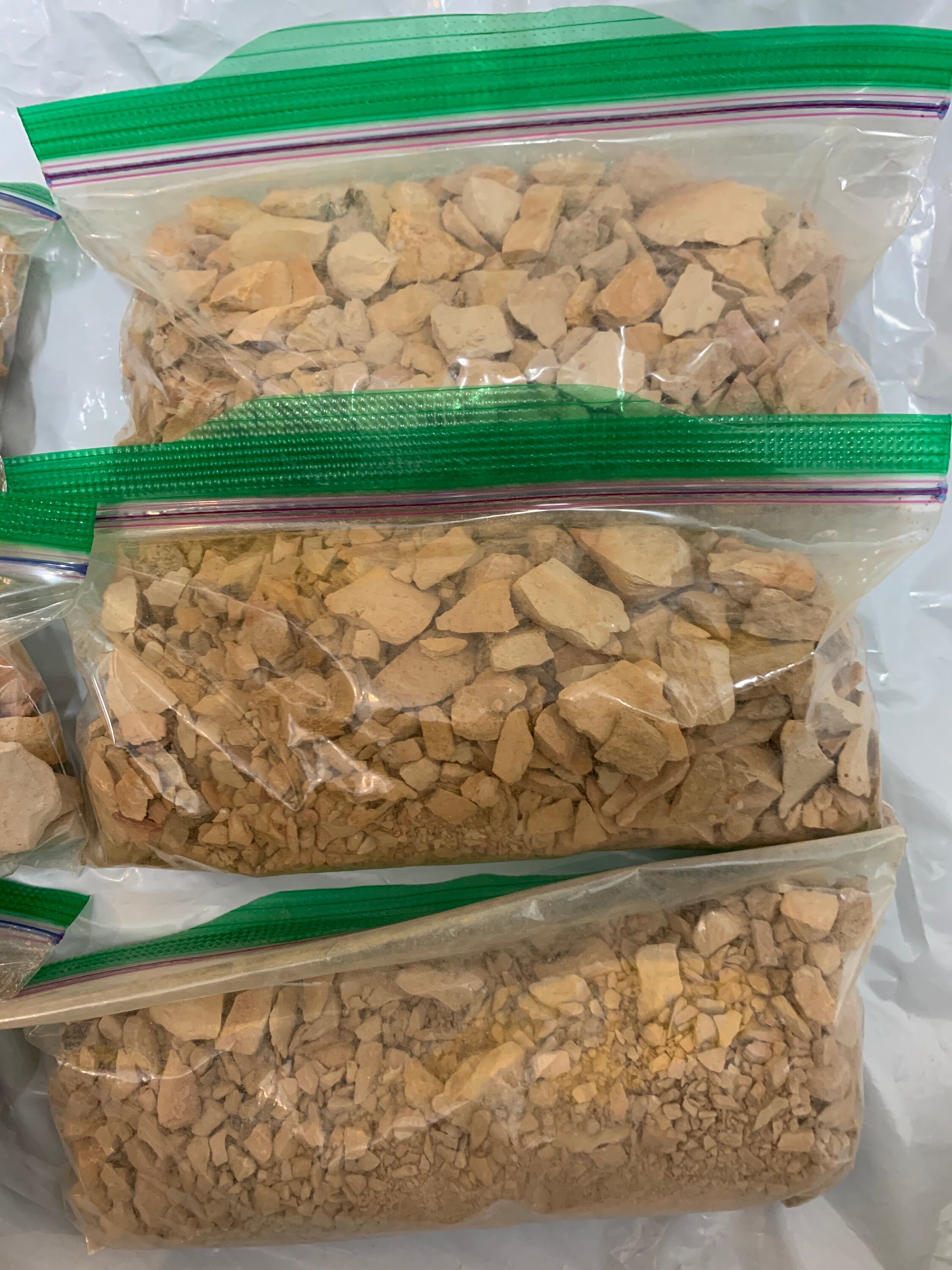 CRUMBS & POWDER Kaolin / Edible clay / Kalaba / Marble Chalk / Etsy