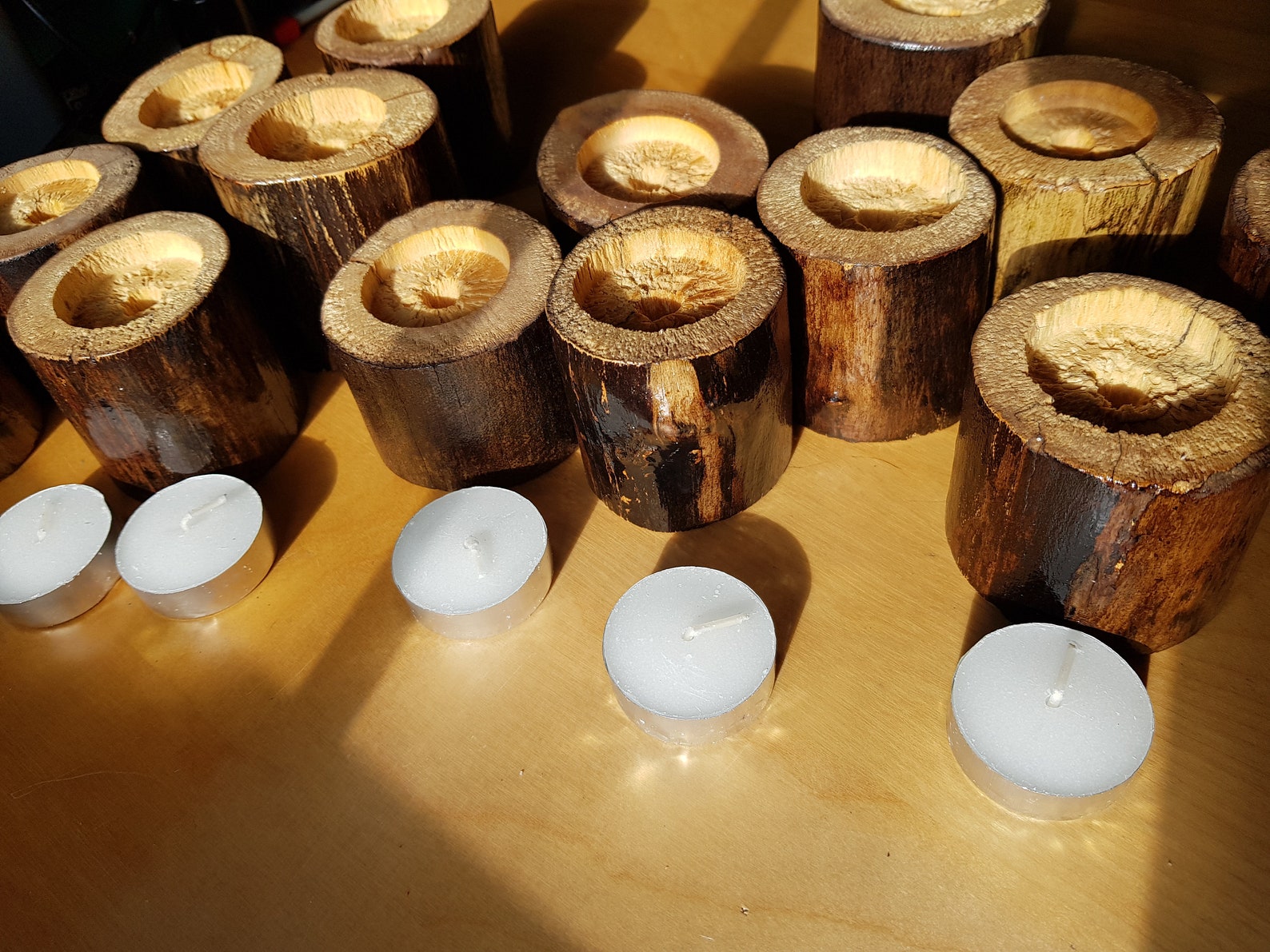 Handmade Rustic Single Tea Light Candle Holders Etsy