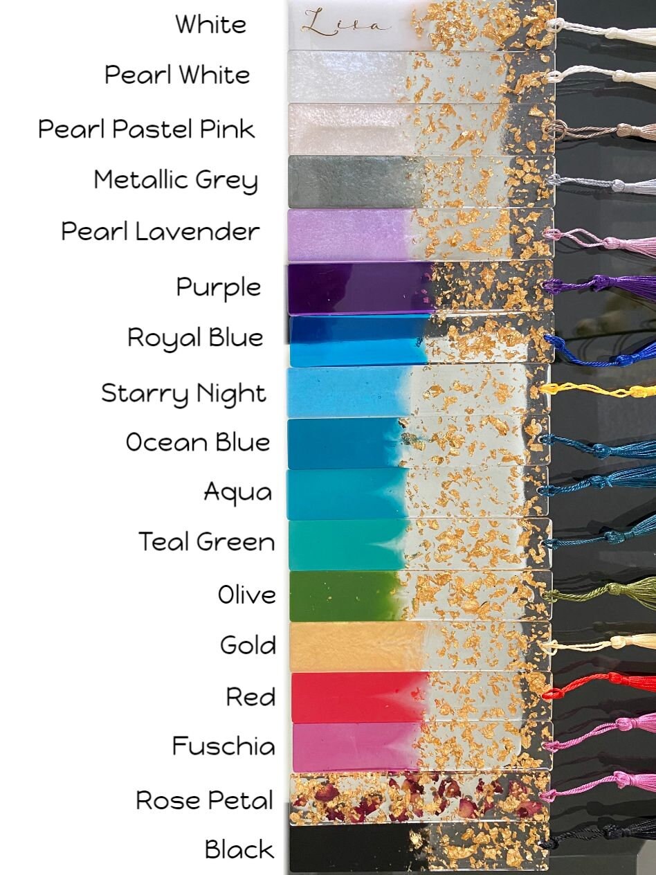 Personalized Resin Bookmark Handmade Book Accessories/Gift | Etsy