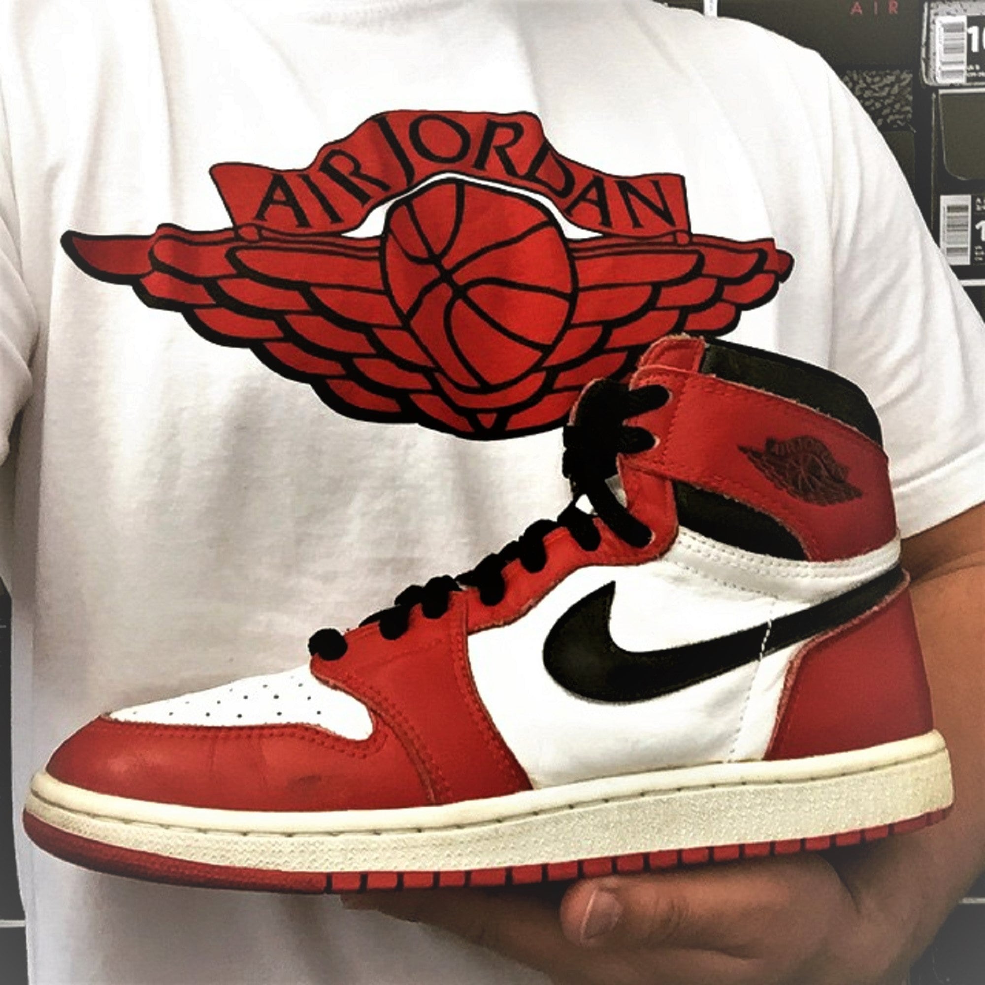 Original 1985 Air Jordan Chicago 1 Etsy
