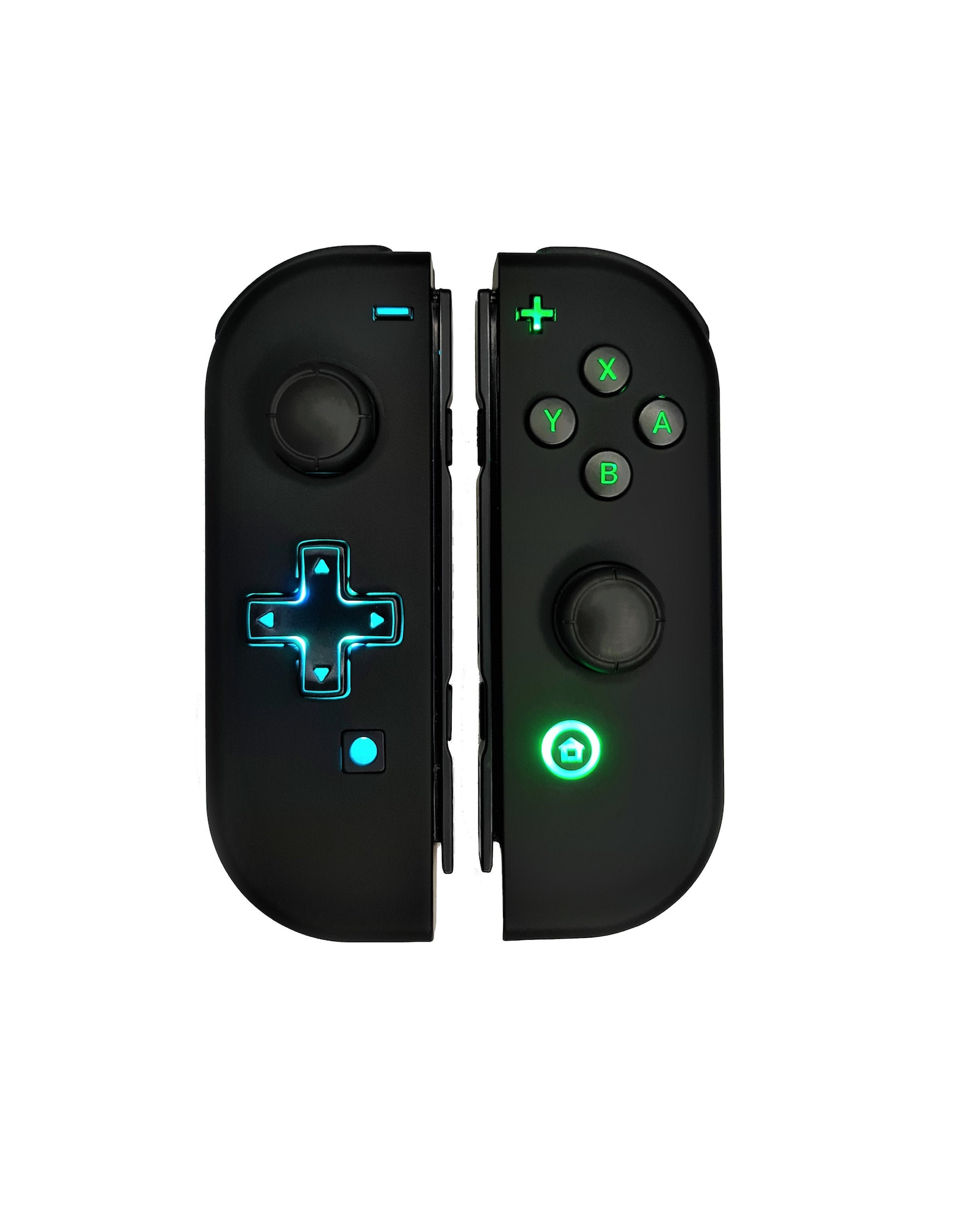 Premium Nintendo Switch LED Custom JoyCons Controllers Etsy
