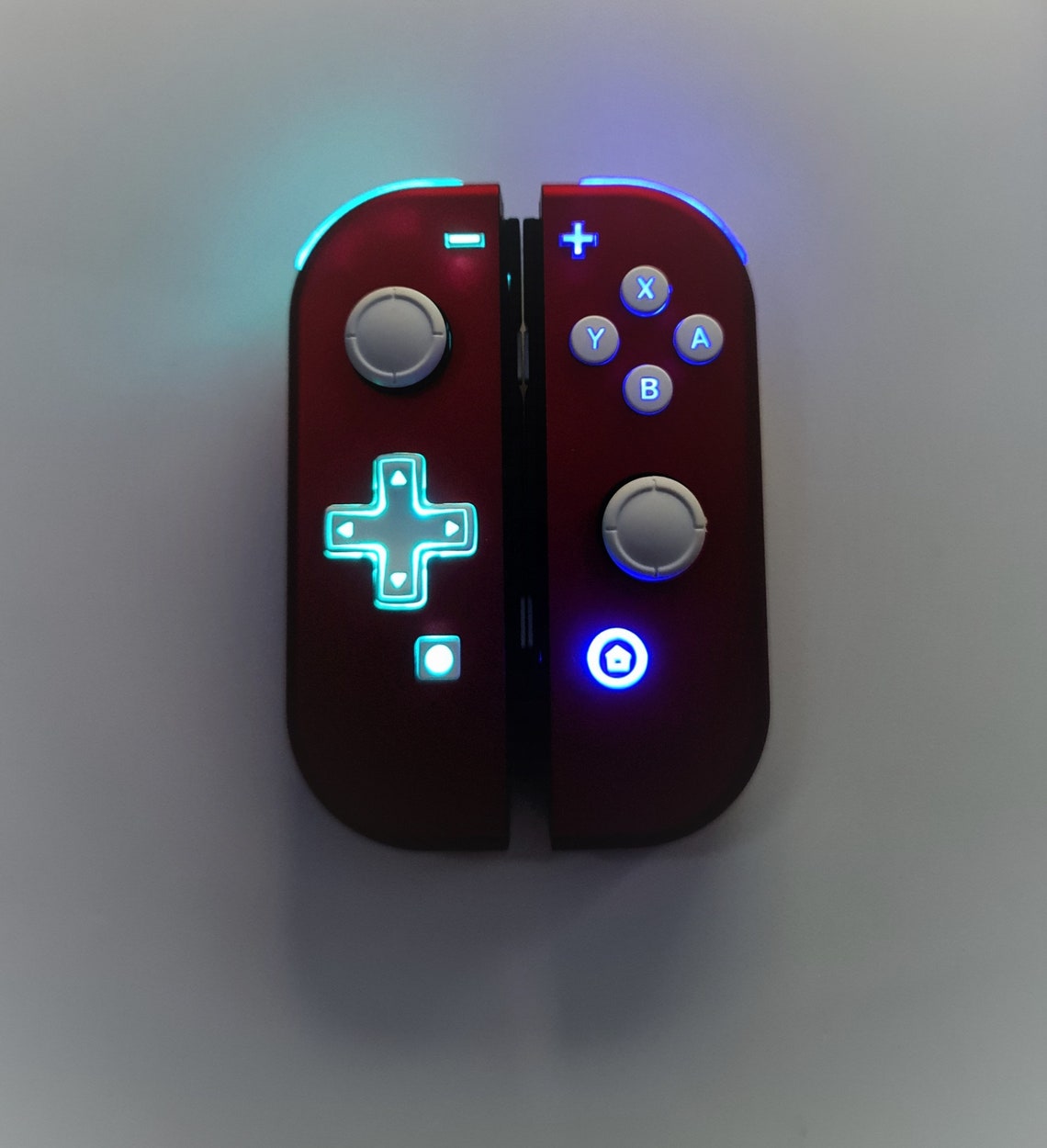Premium Nintendo Switch LED Custom JoyCons Controllers Etsy