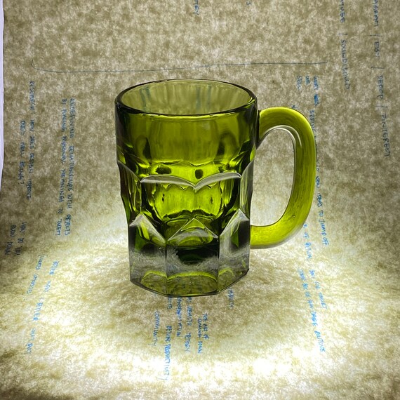 Emerald Green Dimple Beer Mug Etsy Australia