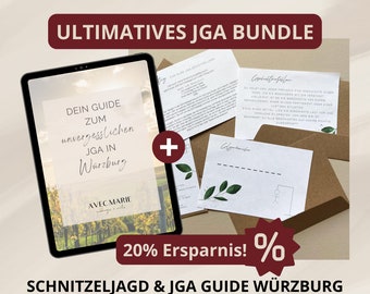 BUNDLE: JGA scavenger hunt and JGA guide for Würzburg, save 20%!