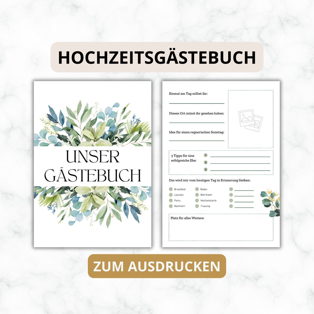 Gstebuch Hochzeit Mit Fragen Lustig