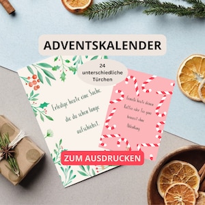 Printable advent calendar