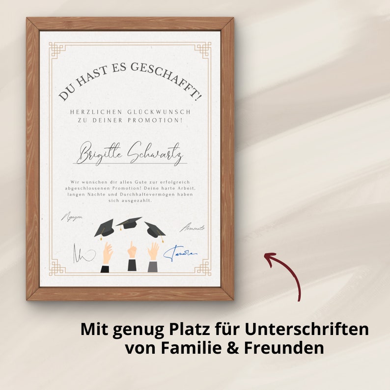 Bunter Schlüsselanhänger Zur Promotion – Handgefertigtes Geschenk Mit Glückwunschkarte Für Doktor & Absolventen