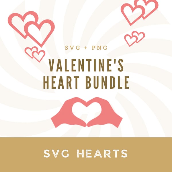 Interlocking Hearts Svg - Etsy