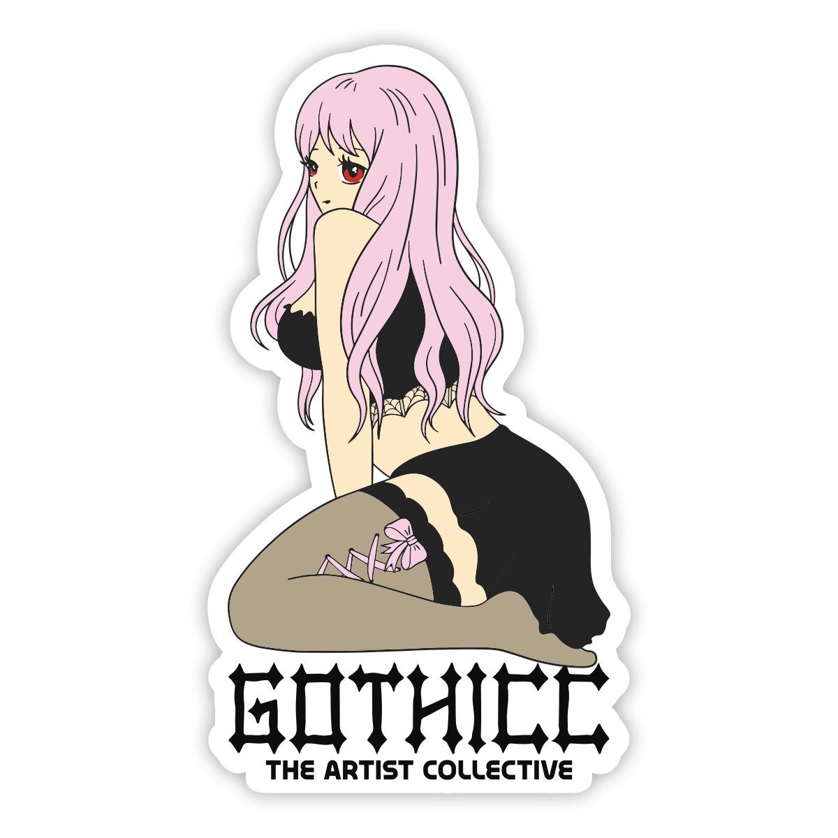 ahegao mouth hentai anime Sticker for Sale by Mitsuoo