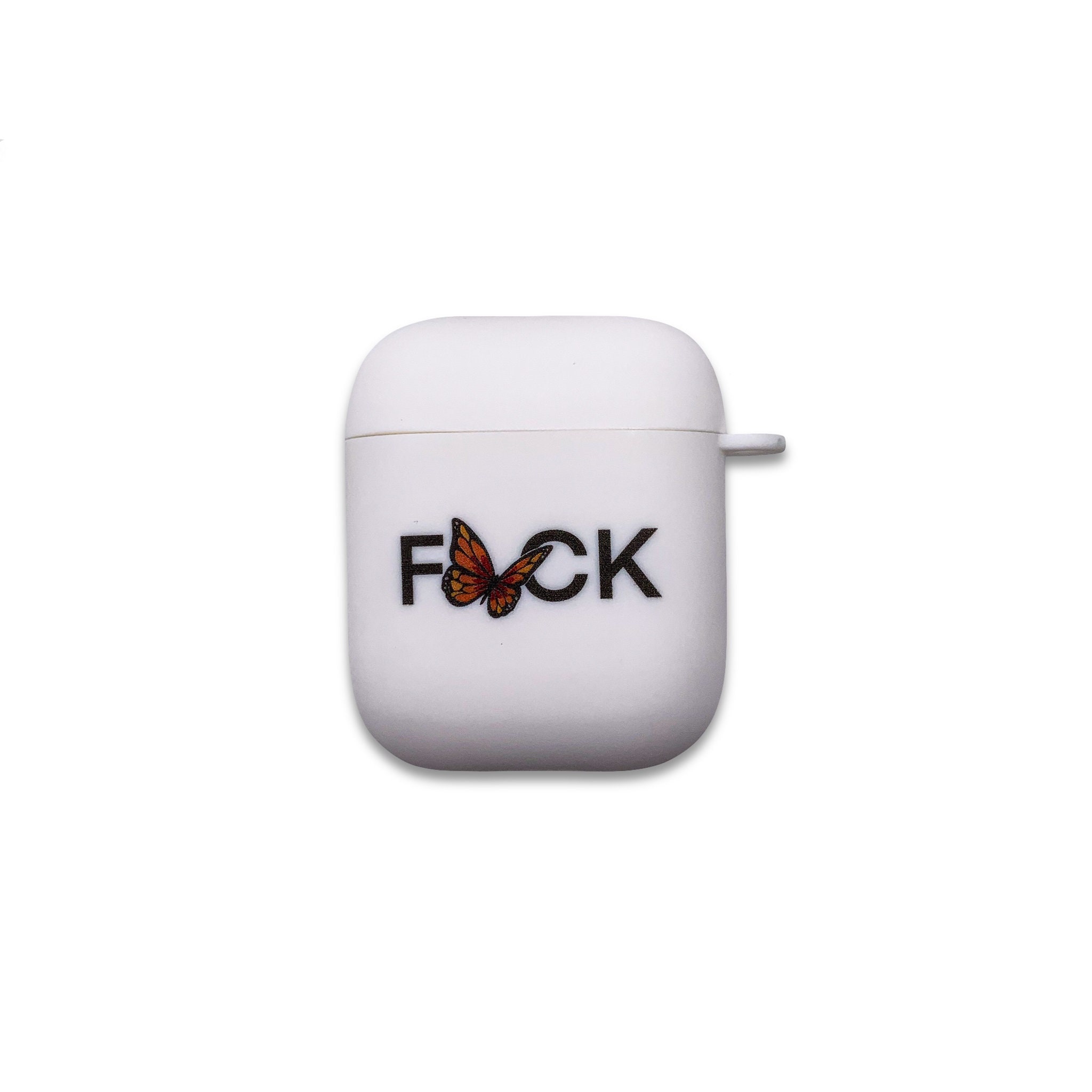 Off-white Jitney Logo-embellished Pvc Airpods Pro Case In Black White