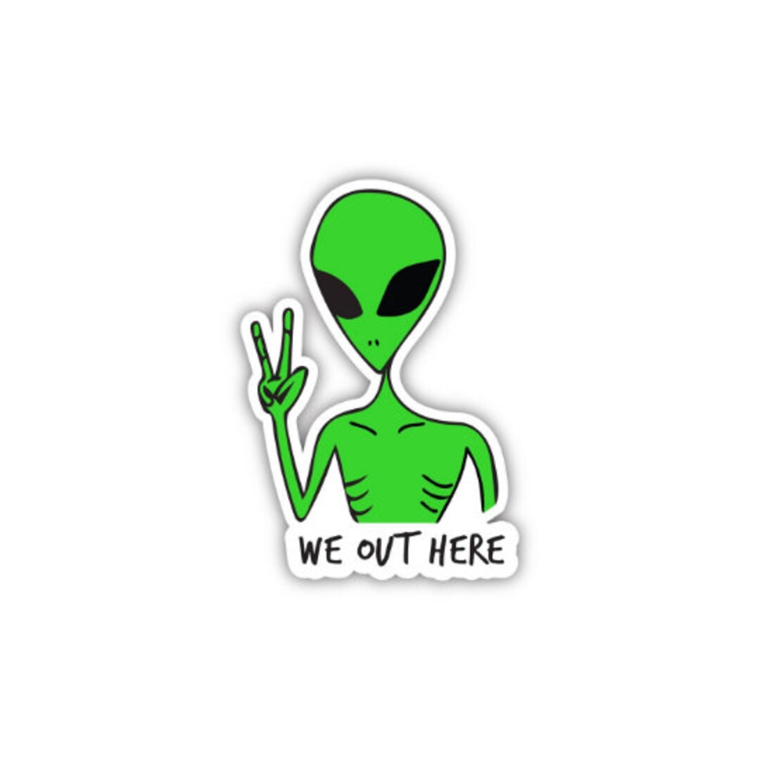 Sticker Extraterrestre Game In Peace - Autocollant Extraterrestre Game In  Peace