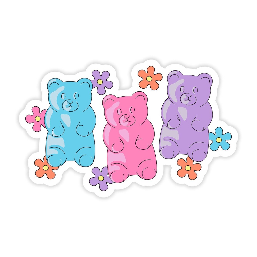 Gummy Bears Sticker for Sale by Fifiyaa