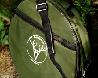 Drum bag for 34 cm 13,5 inch color GREEN bendir, tar, shaman drum, frame drum, hand drum, water resistant cover