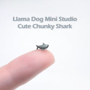 Extremely Tiny Micro Shark Figurine - Miniatures are great for Jewelry, Diorama&#39;s, Resin, Train Sets, Book Nook&#39;s, and more!