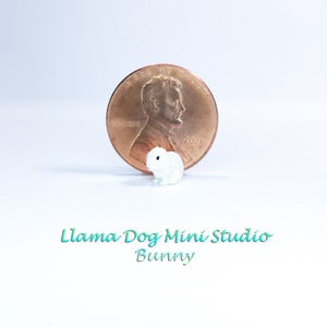 Miniature Bunny Rabbit Figurine - Micro Figurines for Jewelry, Diorama's, Resin, Train Sets, Book Nook's, and more!