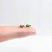 1 Hand Painted World's Tiniest Micro Turtle - Micro figurines for Jewelry, Diorama's, Resin, Train Sets, Book Nook's, and more! 