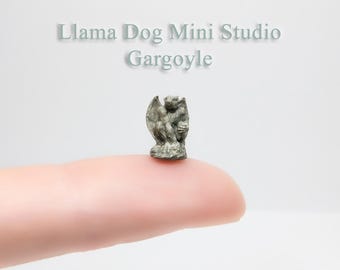 Micro Gargoyle - Miniatures are great for Jewelry, Diorama&#39;s, Resin, Train Sets, Micro Book Nook&#39;s, and more!