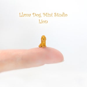 Micro Miniature Lion Figurine - Miniatures are great for Jewelry, Diorama's, Resin, Train Sets, Book Nook's, and more!