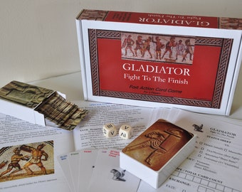 GLADIATOR: Fight to the Finish 2-Person Card Game