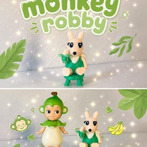 Banana Monkey Sonny Angel - Etsy