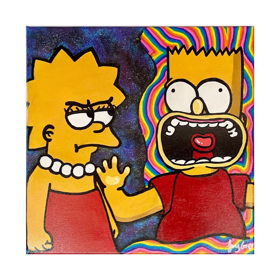 Pin by yαsмıη αłмєı∂α on mood  Bart simpson art, Simpsons art, Vintage  cartoon