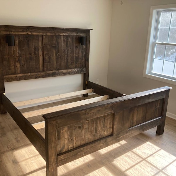 King Bed Frame Etsy