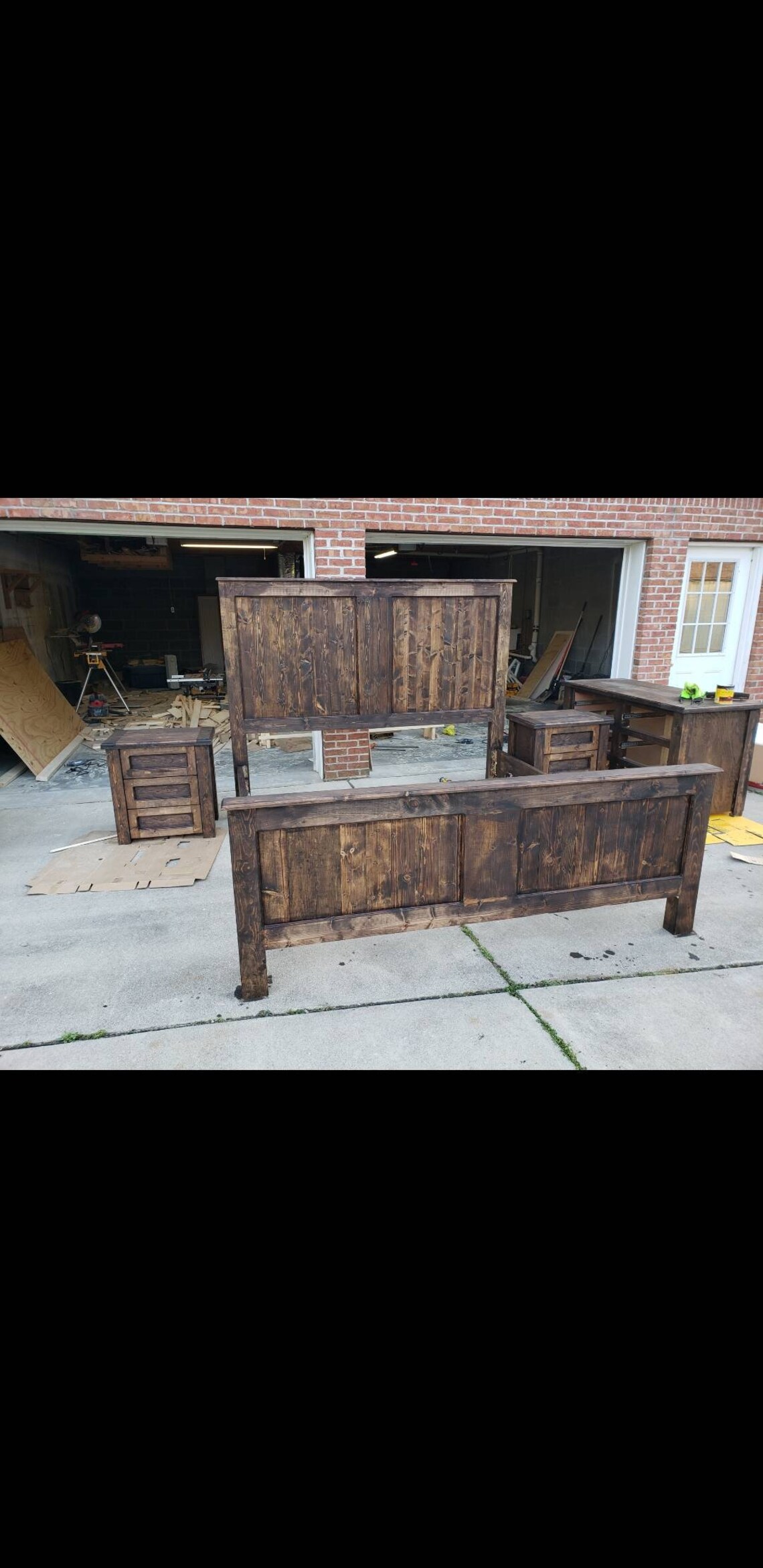 King Size Bed Frame Etsy