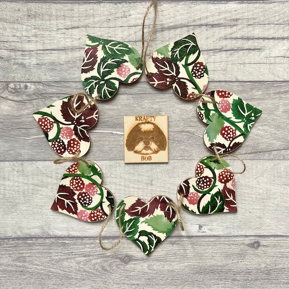 Emma Bridgewater Blackberry Garland, Autumn Berry Bunting for Foodie, Fruit Kitchen Decor, Culinary Gifts