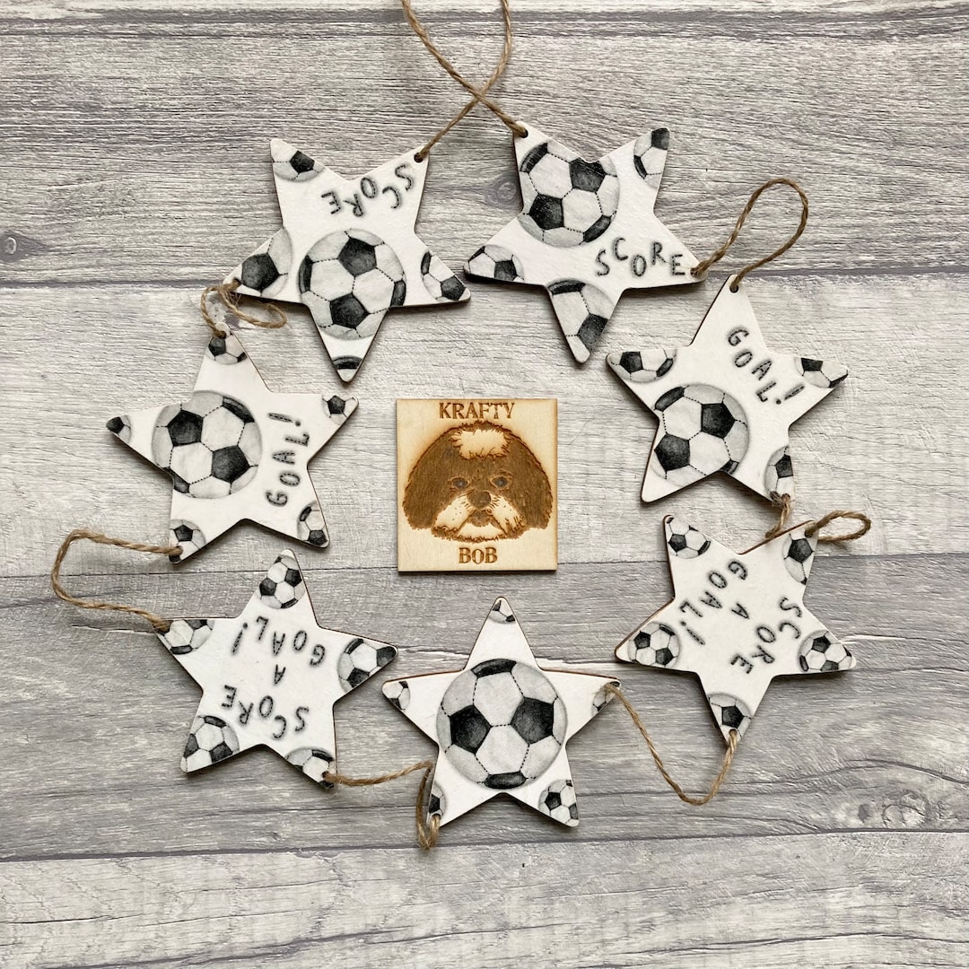 Football Garland, Soccer Bunting, Birthday Gift for Football Fan