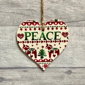 Emma Bridgewater Christmas Joy Decoration, Religious Gifts for Mum, Christmas Gift for Emma Bridgewater Fan, Religious Ornament for Friend