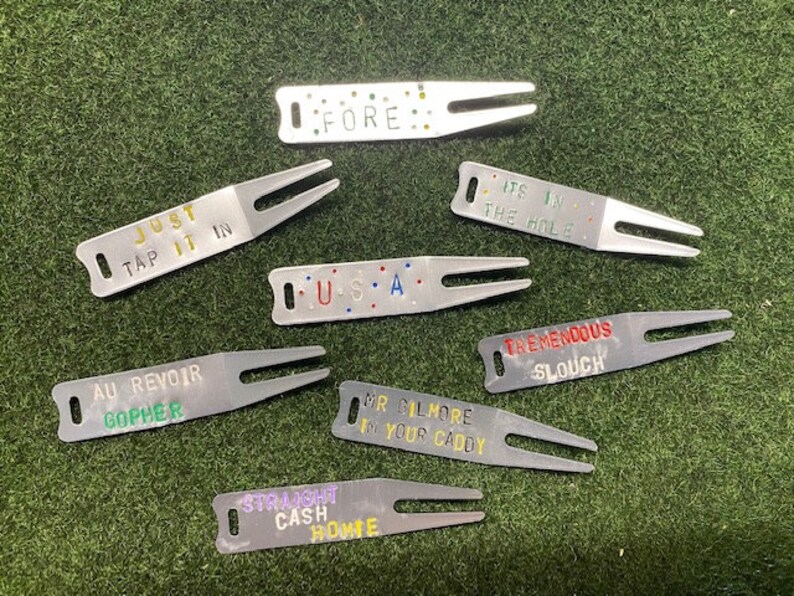 Custom Divot Tools multiple Colors Available Etsy