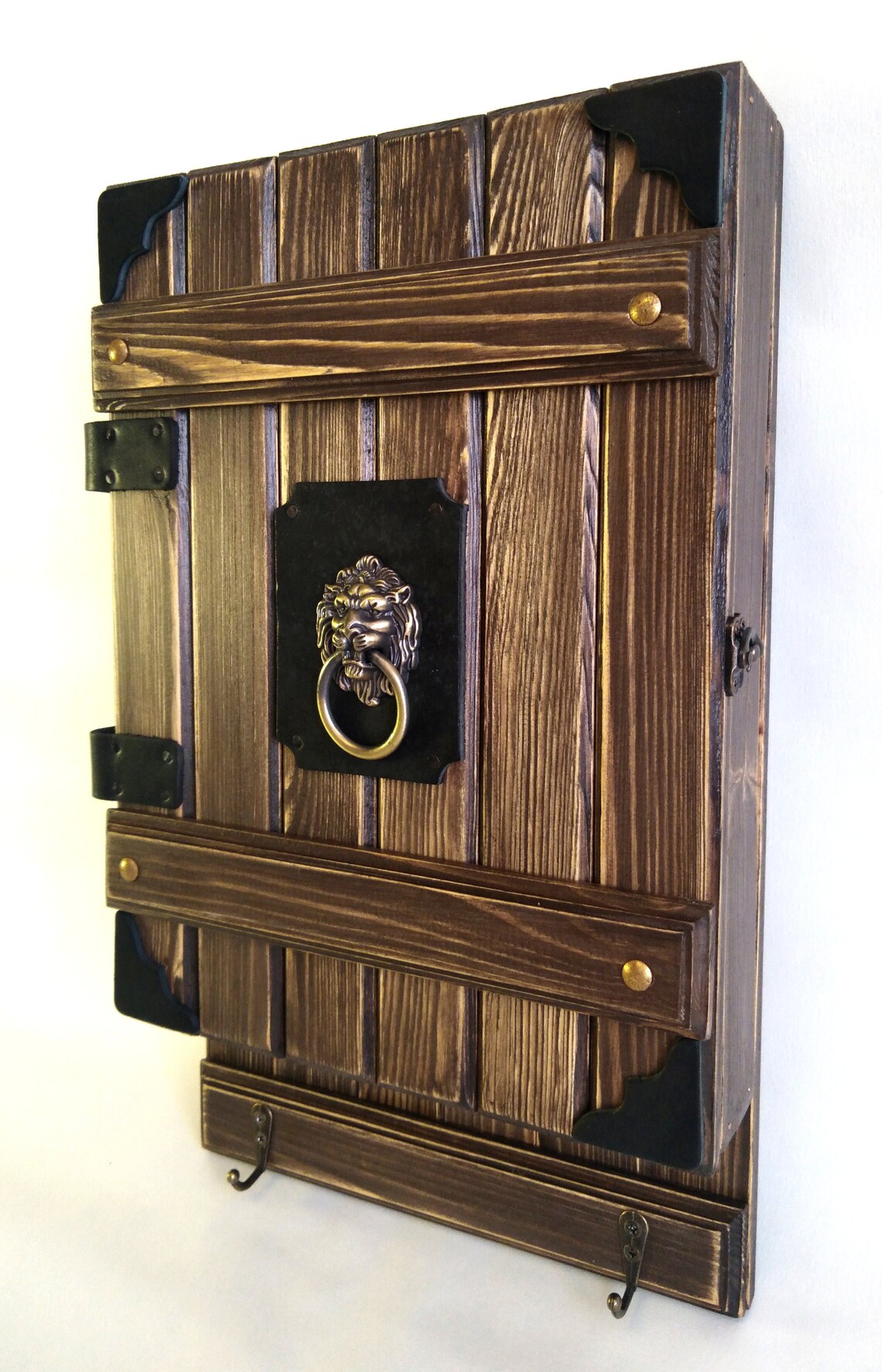 Key box wallmounted key wooden key key holder Etsy