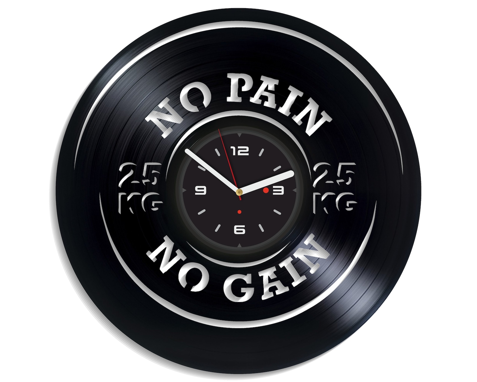 Sport vinyl clock gym wall clock gym clock vinyl clock sport Etsy