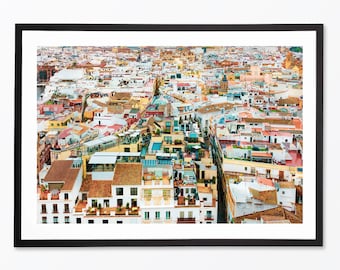 Foto de España | Andalucía, los tejados del barrio de Santa Cruz de Sevilla | Foto del autor, impresión de alta calidad