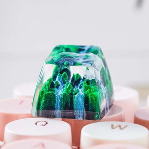 Keycaps Mystical Forest Artisan,custom Artisan Keycaps, Keycaps Anime ...