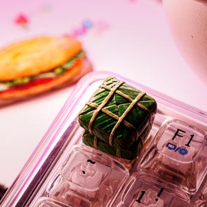FAST FOOD Artisan Keycap, Resin Keycap for Handmade Gift, Keycap Resin Handmade Keycap for Personalized Gift