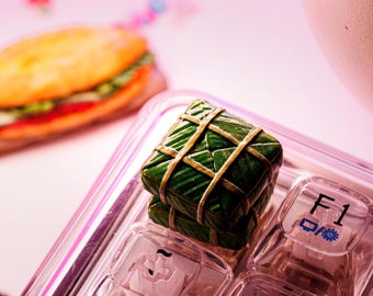 FAST FOOD Artisan Keycap, żywiczna nakładka na klawisze na prezent robiony ręcznie, żywiczna nakładka na klawisze na prezent robiony ręcznie