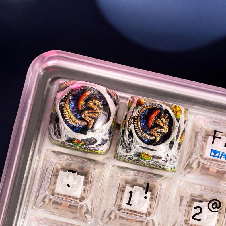 Keycap Artisan Xeno.mor.ph Esc,custom Handmade Keycaps,keycaps Anime ...