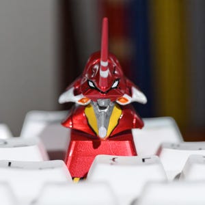 Metal Robot Mecha Keycap | Artisan Handmade Keycap For Mechanical Keyboard | Custom Mecha Keycap For Gamers,keycap eva resin,gift for him
