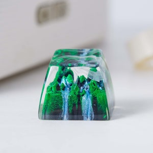 Keycaps Mystical Forest Artisan,custom Artisan Keycaps, Keycaps Anime ...